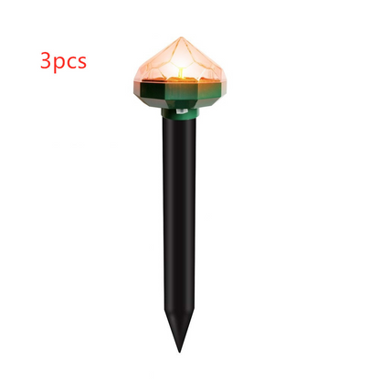 Solar - Powered Animal Repeller for Gardens and Yards - Environmentally Friendly Protection Against Mice and Rodents