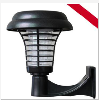 Solar Insect Killer With Led Light - Waterproof Garden Light For Mosquito Repellent