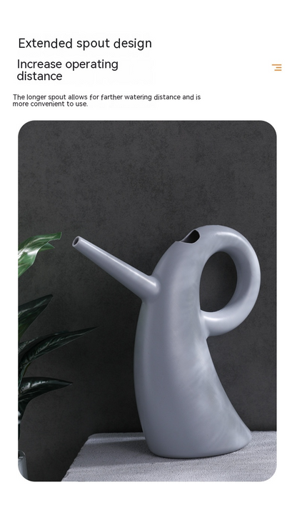 Pouring Basin with Extended Spout - Elegant Design for Precise Watering