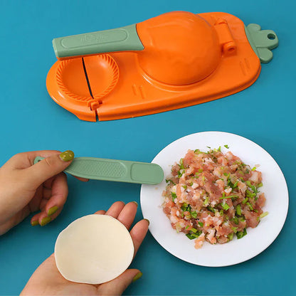 Dumpling Mould With Lever Mechanism For Quick And Even Dumplings