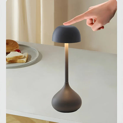Wireless Dimmable Mushroom Table Lamp