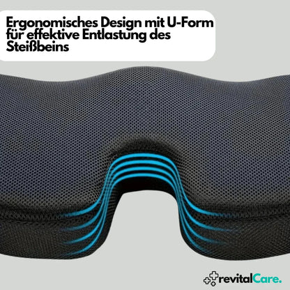Ergonomic 4D Comfort Seat Cushion With Orthopaedic Support