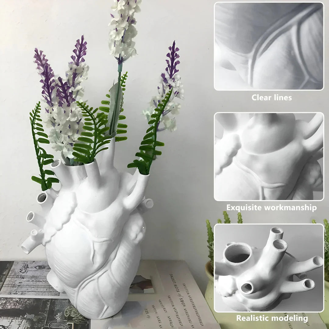 Greek-Inspired Heart Vase