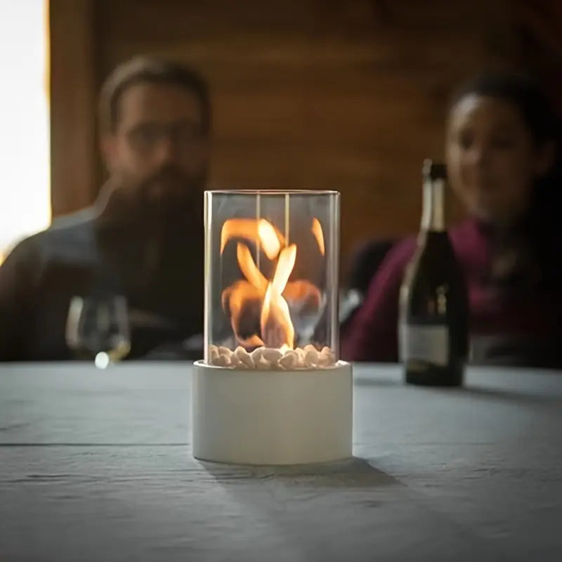 Modern Portable Table Fire Lantern