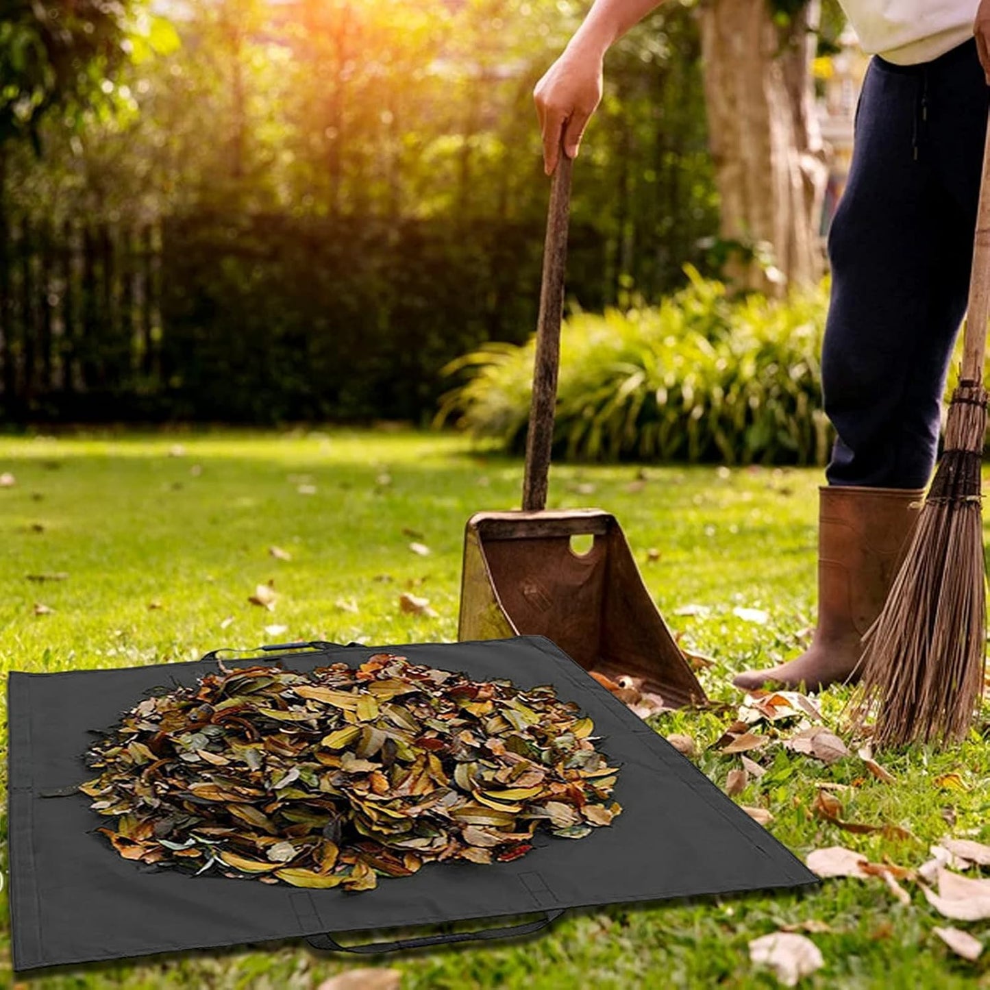 Foldable Garden Waste Bag - Robust Collection Bag for Leaves and Garden Waste