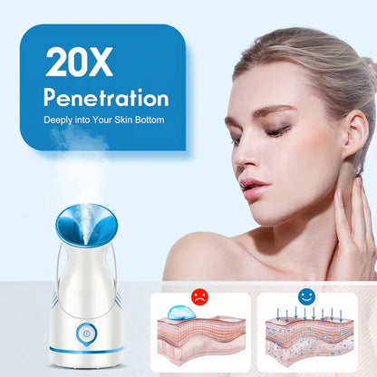 Nano-Ionic Facial Steamer | For Deep-Acting Skin Care