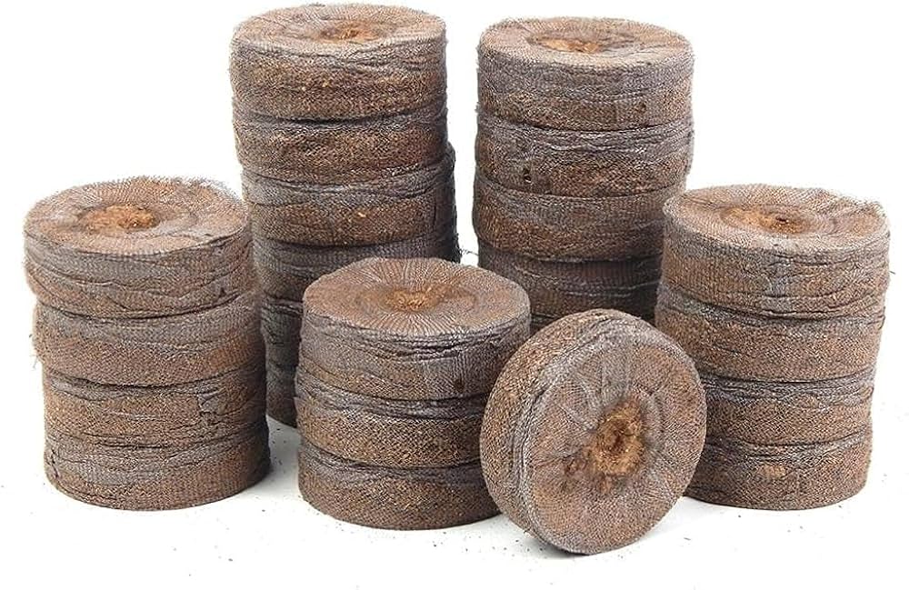 Coconut Fibre Peat Growing Pellets - Starter for Seed Planting