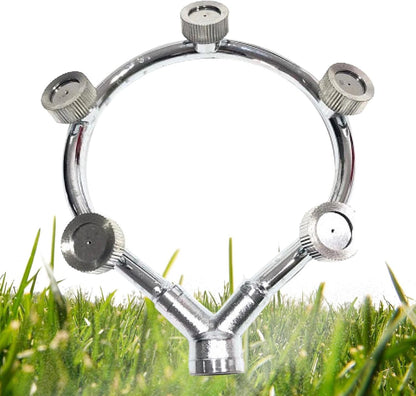 High Pressure Stainless Steel Ring Multi - Nozzle Nozzle - Efficient Spray Attachment for Garden Irrigation