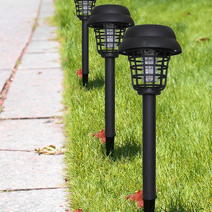 Solar Insect Killer With Led Light - Waterproof Garden Light For Mosquito Repellent