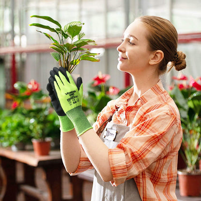 Work Gloves with Miracle Grip - Non - Slip Gloves for Gardening and Crafts