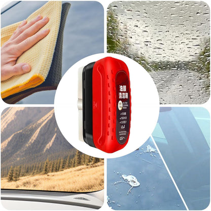 Water-Repellent Oil Layer Brush for Perfect Visibility