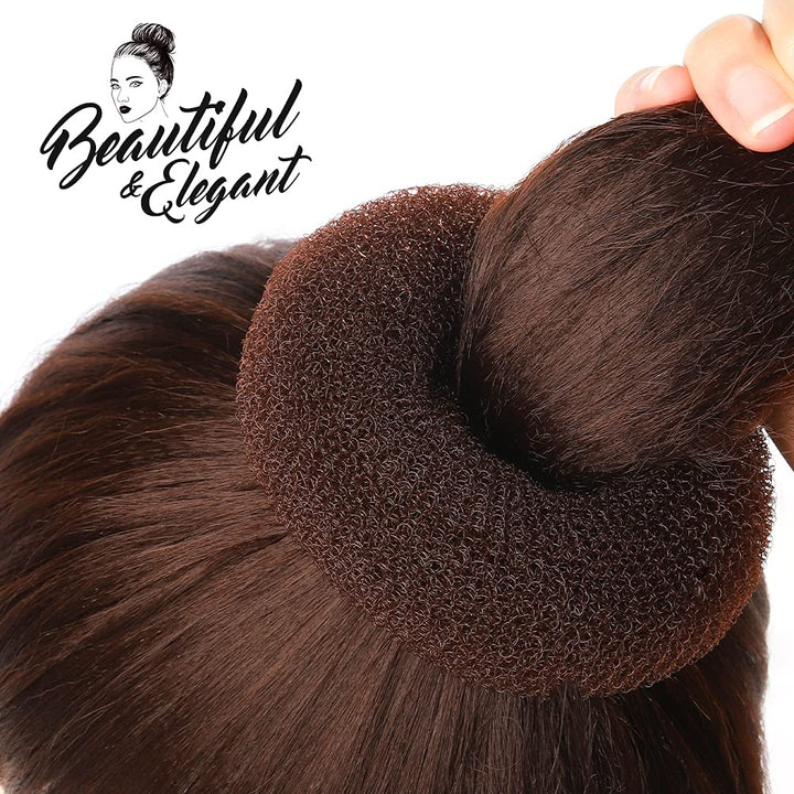 Donut Bun Helper Set – 7 Rings & Accessories