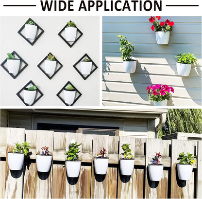 Self - Watering Hanging Plant Pot - Modern Flower Pot for Wall Mounting