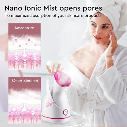 Nano-Ionic Facial Steamer | For Deep-Acting Skin Care