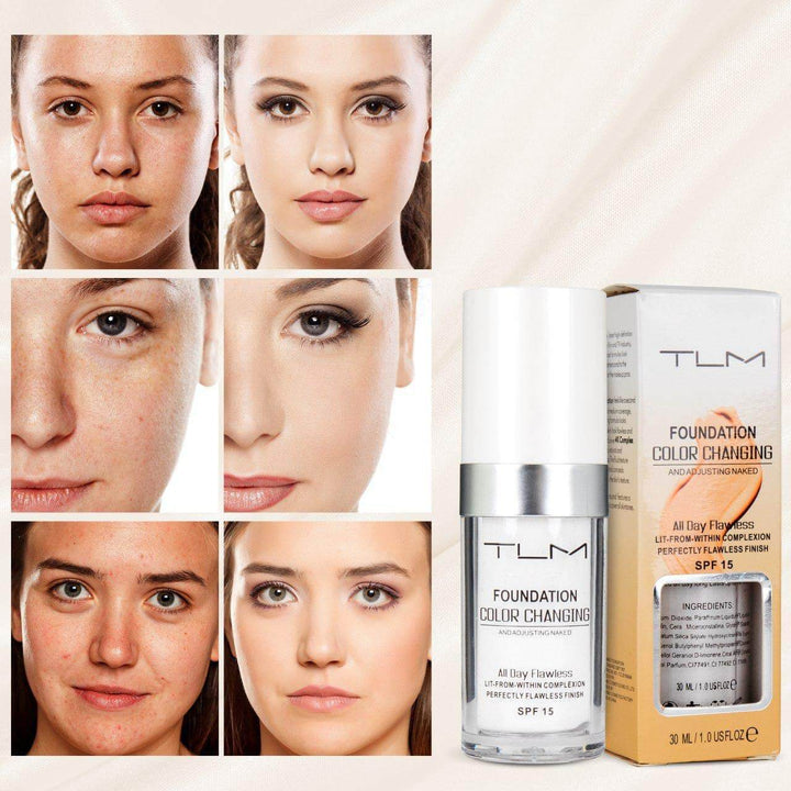 Colour - Changing Foundation - Adapts to Every Skin Colour