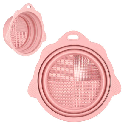 Foldable Silicone Brush Cleaning Bowl