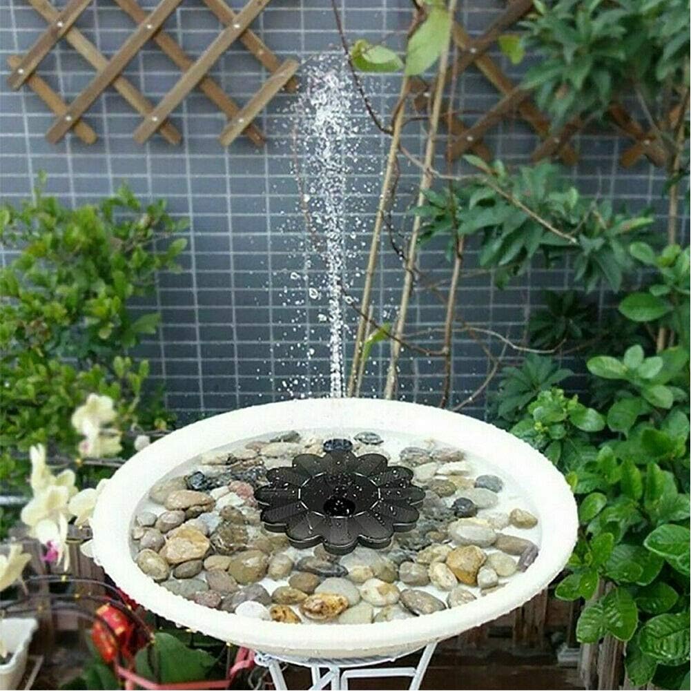 Solar - Powered Fountain for the Garden - Flower Design Water Fountain for Ponds and Pools
