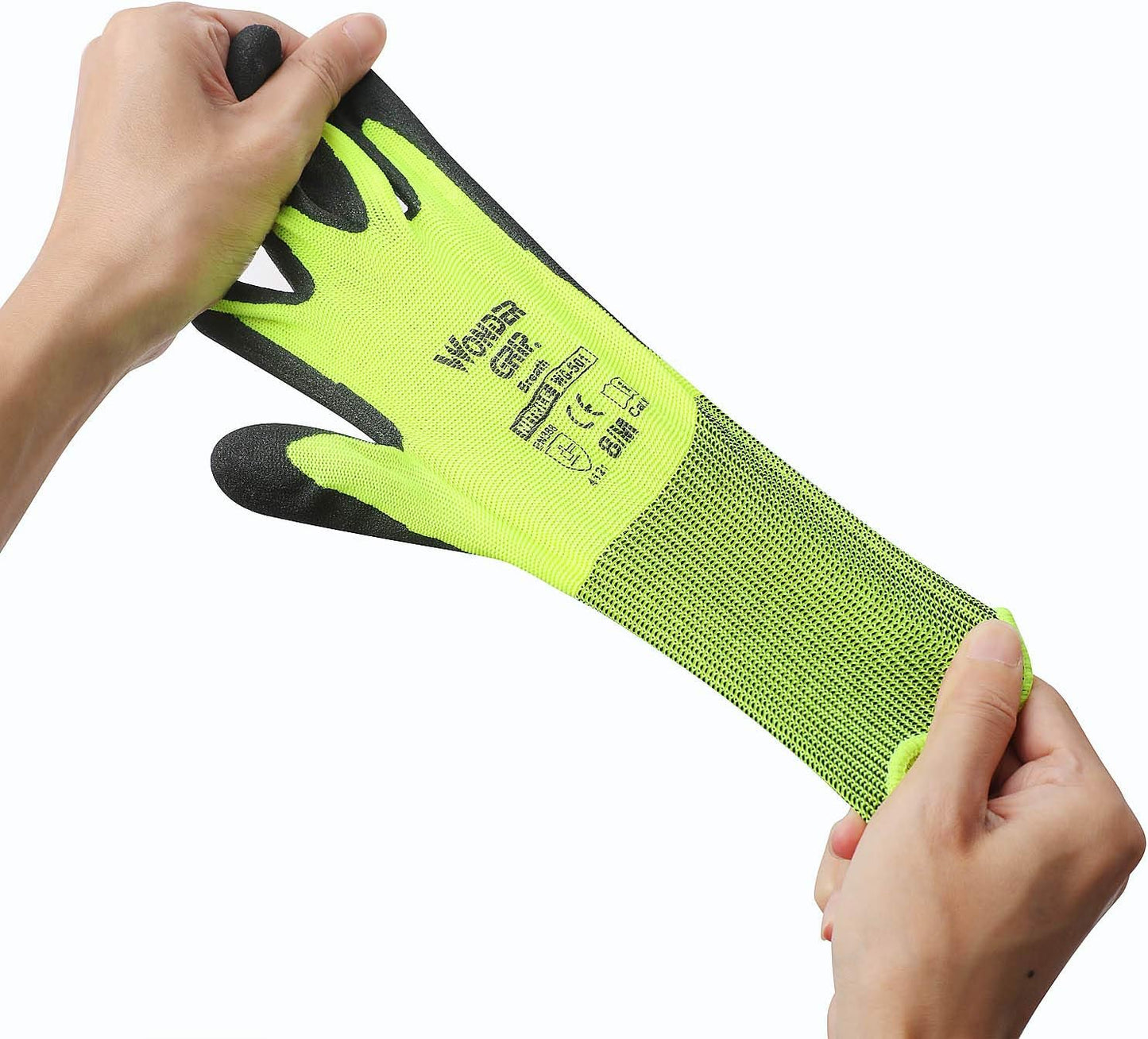 Work Gloves with Miracle Grip - Non - Slip Gloves for Gardening and Crafts