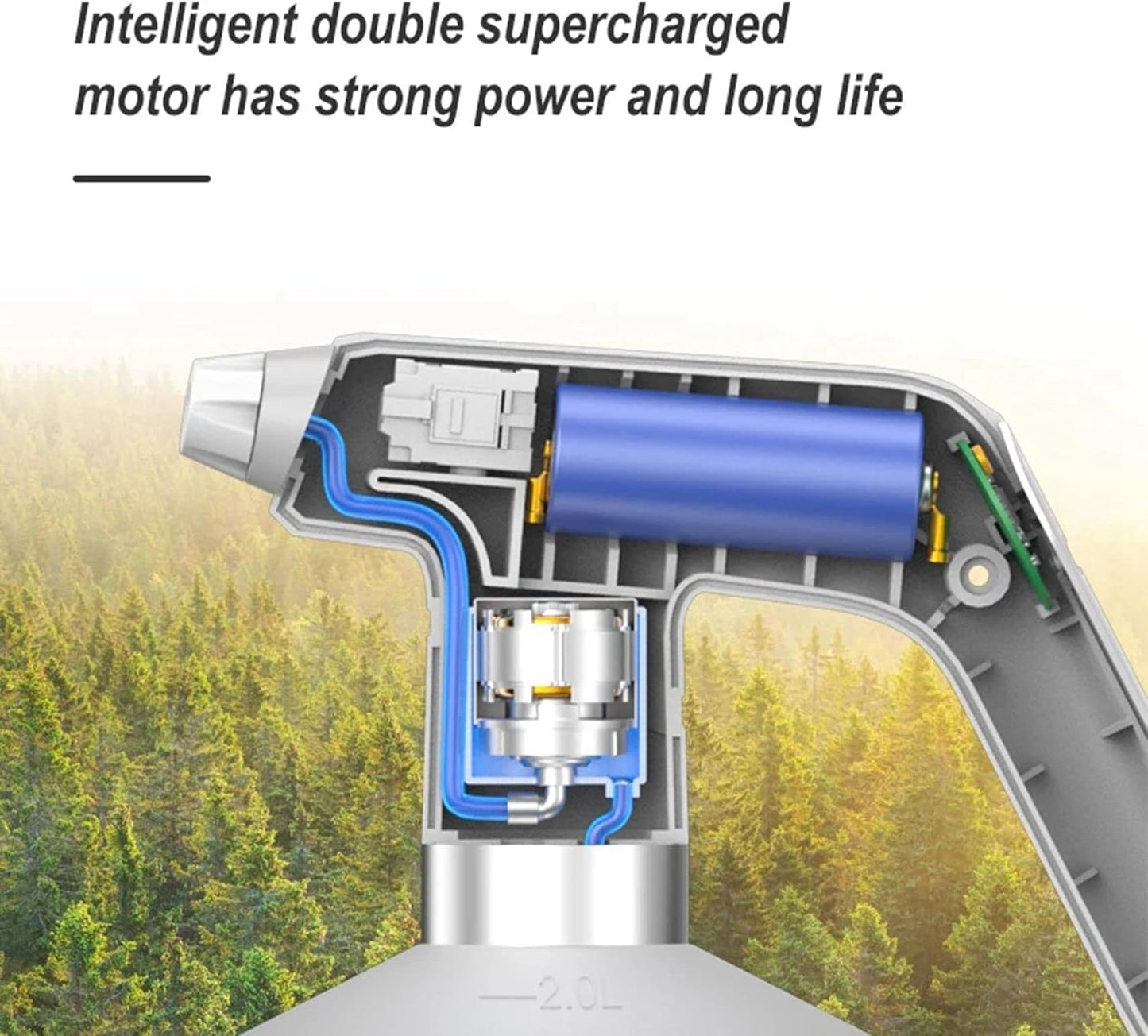 Electric Spray Bottle for Plants - Automatic Watering Can with Comfort Handle