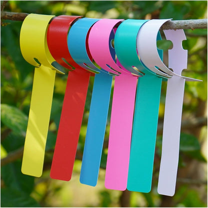 Reusable Plastic Plant Labels for Garden and Tree Marking