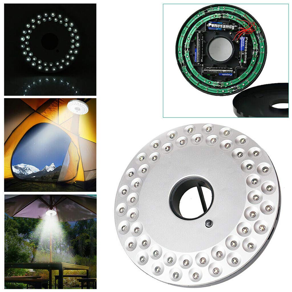 Solar Led Camping Lamp - Portable  Hanging Tent Lighting For Outdoor Activities
