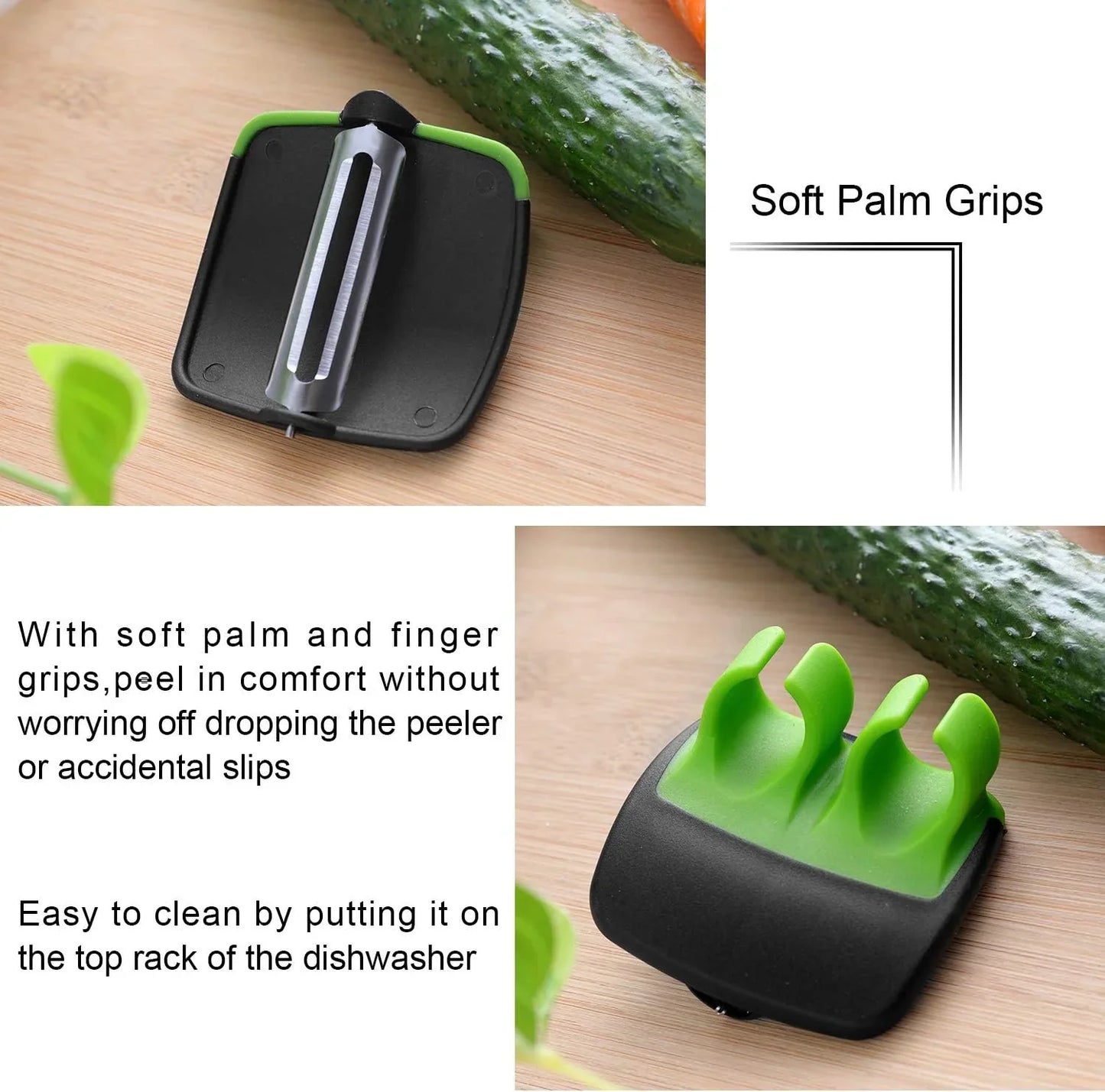 4 - Piece Finger Vegetable Peeler Set