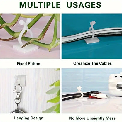 Climbing Wall Fastening Clips - Practical Plant Holders for Wall Decoration