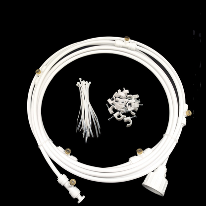 Spray Irrigation System - Water Hose with Spray Nozzles for Cooling Refreshment in the Garden