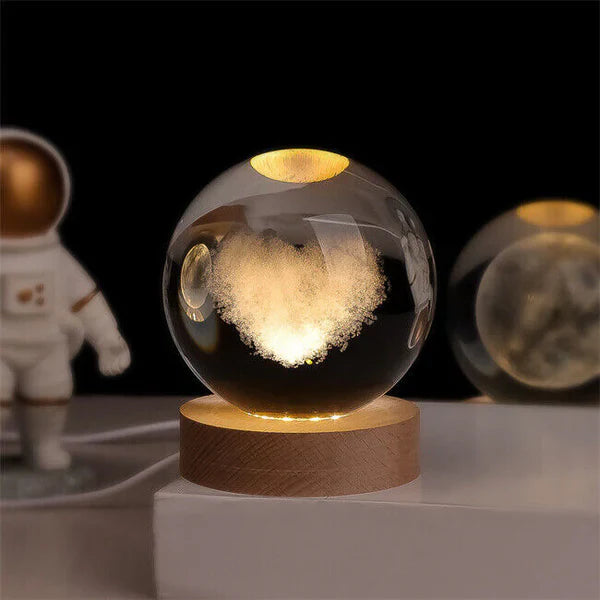 Luminous Moon Crystal Ball