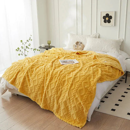 Double-Sided Cozy Wool Blanket