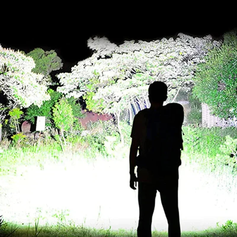 Tactical Torch - Led Torch with Zoom & Powerbank Function