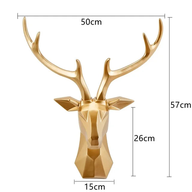 3d Deer Head Decoration For An Elevated Atmosphere