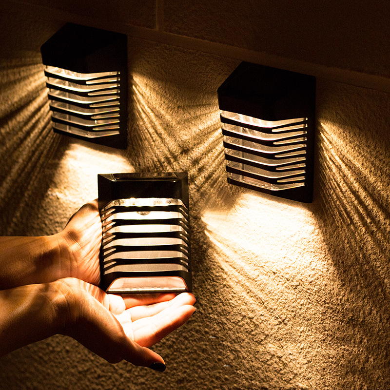 Solar Led Garden Wall Lamp - Solar - Powered Outdoor Lighting For Patio And Garden