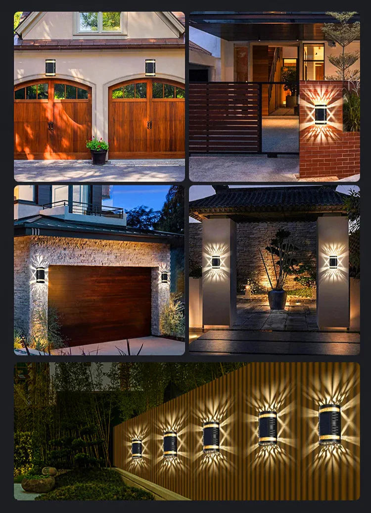Solar Lamp With Intelligent Light Control - Outdoor Wall Light With Automatic Night Detection