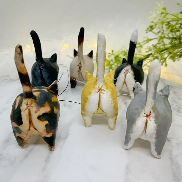Handmade, Unique Cat Christmas Ornament