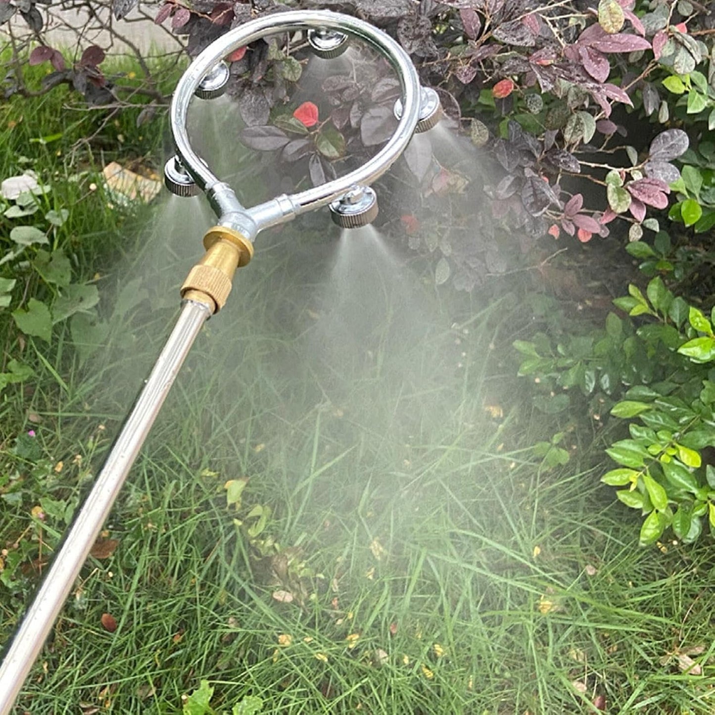 High Pressure Stainless Steel Ring Multi - Nozzle Nozzle - Efficient Spray Attachment for Garden Irrigation