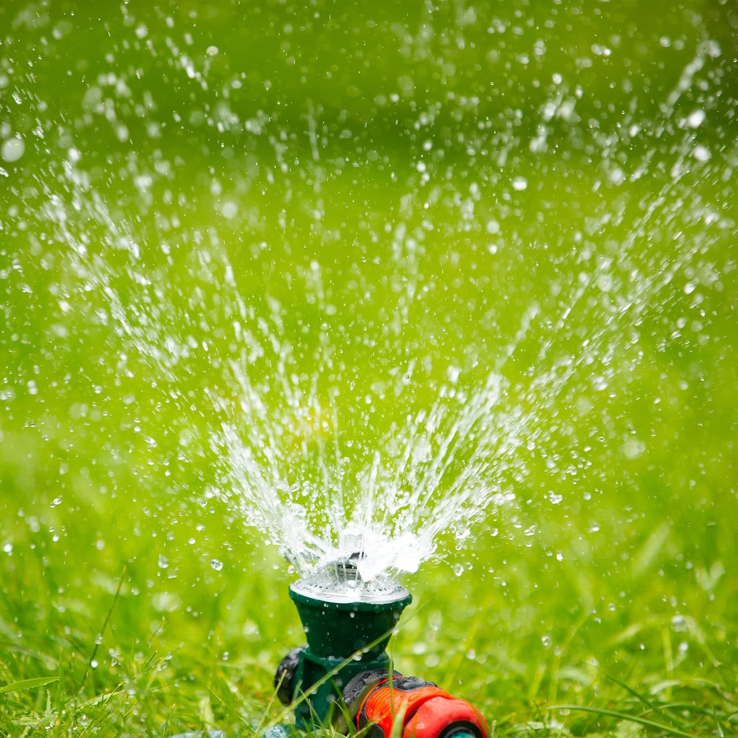 360 - Degree Automatic Rotating Metal Lawn Sprinkler - Effective Garden Irrigation Spray Head