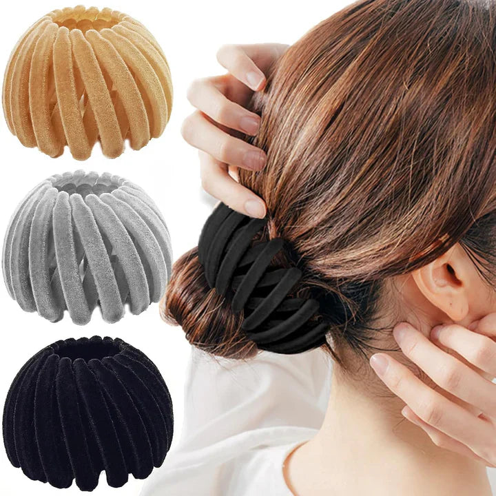 Stylish Bird's Nest Hair Clips – Set of 3