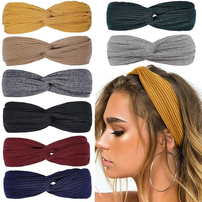 Ribbed Twist Headbands – Boho Design