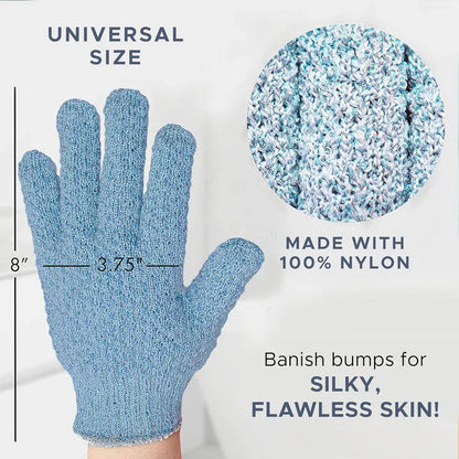Exfoliating Bath Gloves – Set of 2