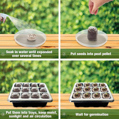 Coconut Fibre Peat Growing Pellets - Starter for Seed Planting