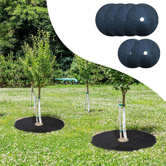 Weed Fleece Tree Disc - Breathable Root Protection Mat for Garden and Plants