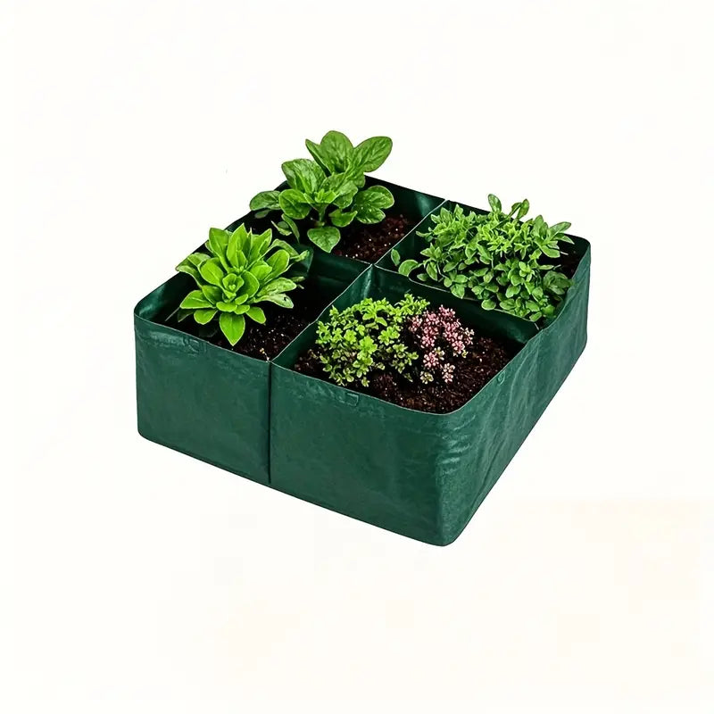 Planting Bag with Multiple Compartments - Robust Garden Storage for Plants and Herbs