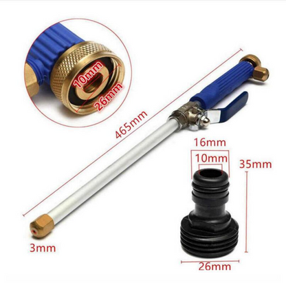 High - Pressure Cleaner Spray Nozzle for Car - Adjustable Water Nozzle with Ergonomic Handle