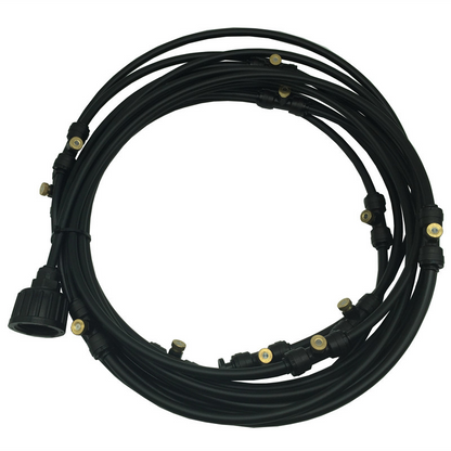 Spray Irrigation System - Water Hose with Spray Nozzles for Cooling Refreshment in the Garden