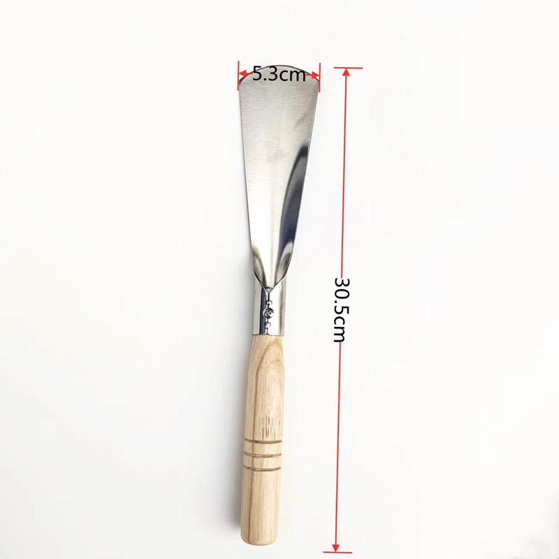 Stainless Steel Weed Cutters and Digging Tools - Garden Tools with Wooden Handles