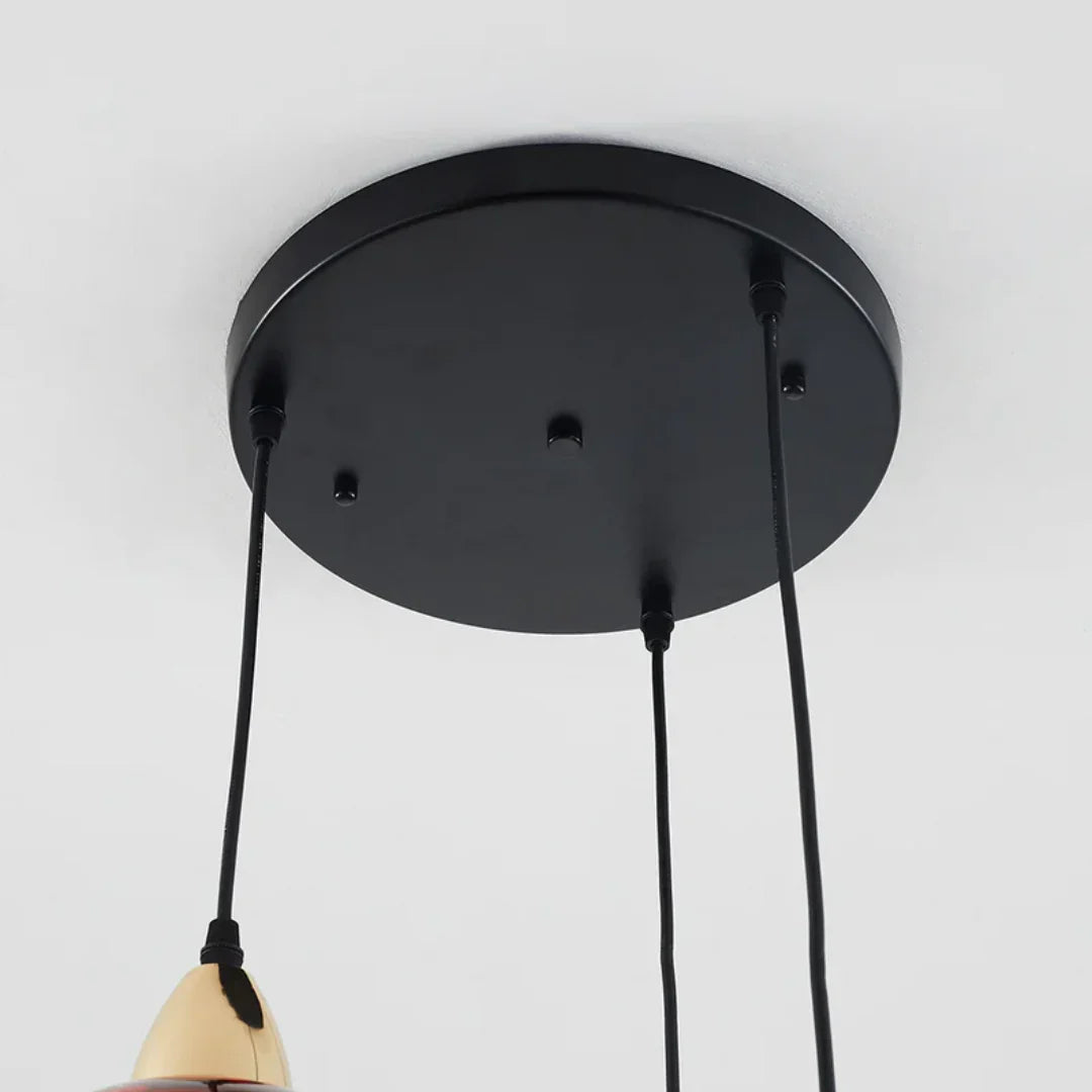 Elegant Triple Cluster Pendant Light