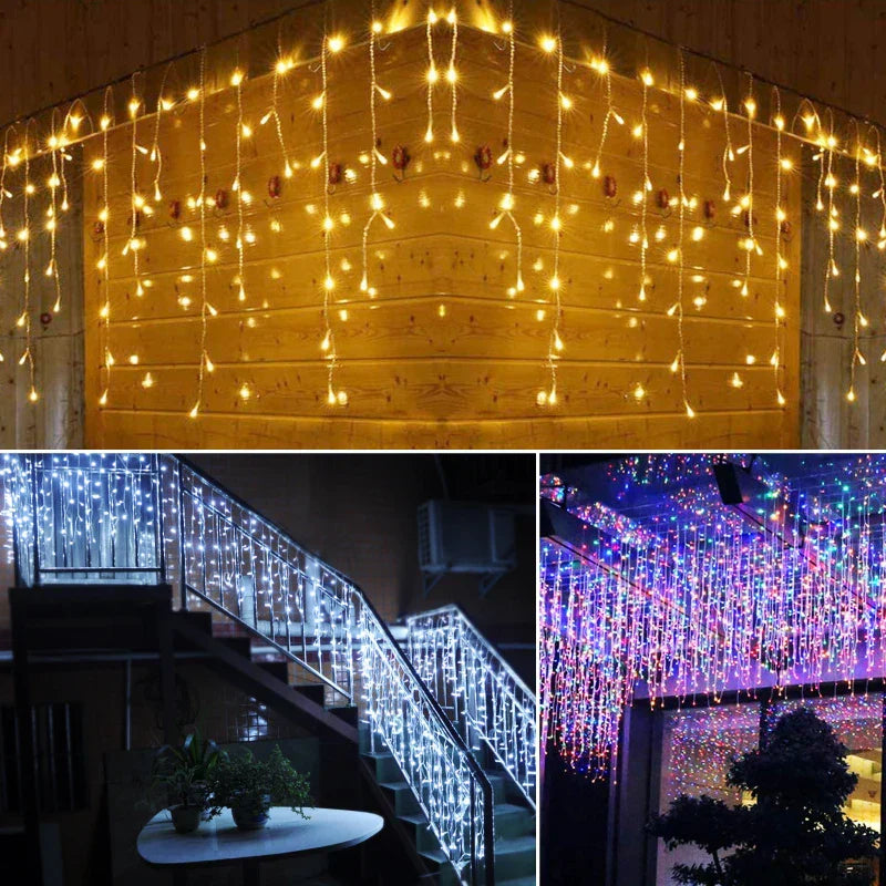 Atmospheric Icicle Fairy Lights