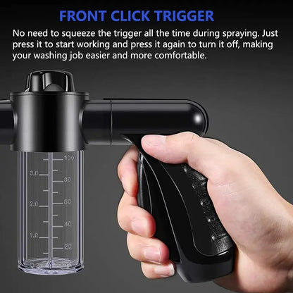 Multifunctional Car Wash Gun - Spray Gun with Microfibre Attachment for Thorough Cleaning