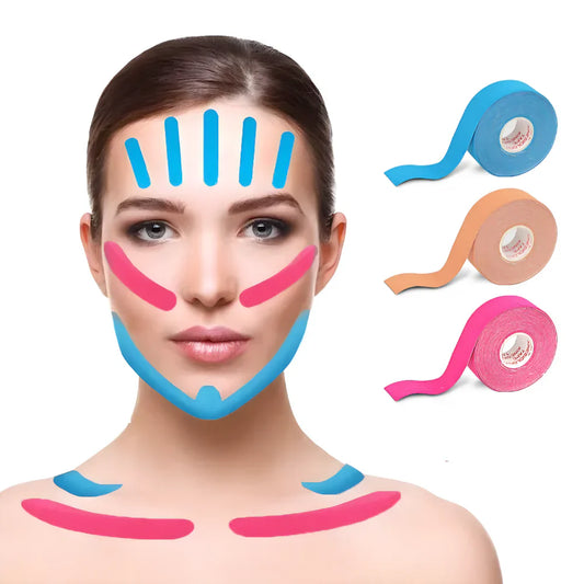 Kinesiology Tape For The Face And Neck  For Targeted Support And Relief
